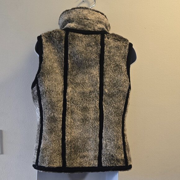 Icelandic Designs Wool Blend, Fur Reversible Vest w/ Embroidered Collar- M ? - Picture 11 of 13